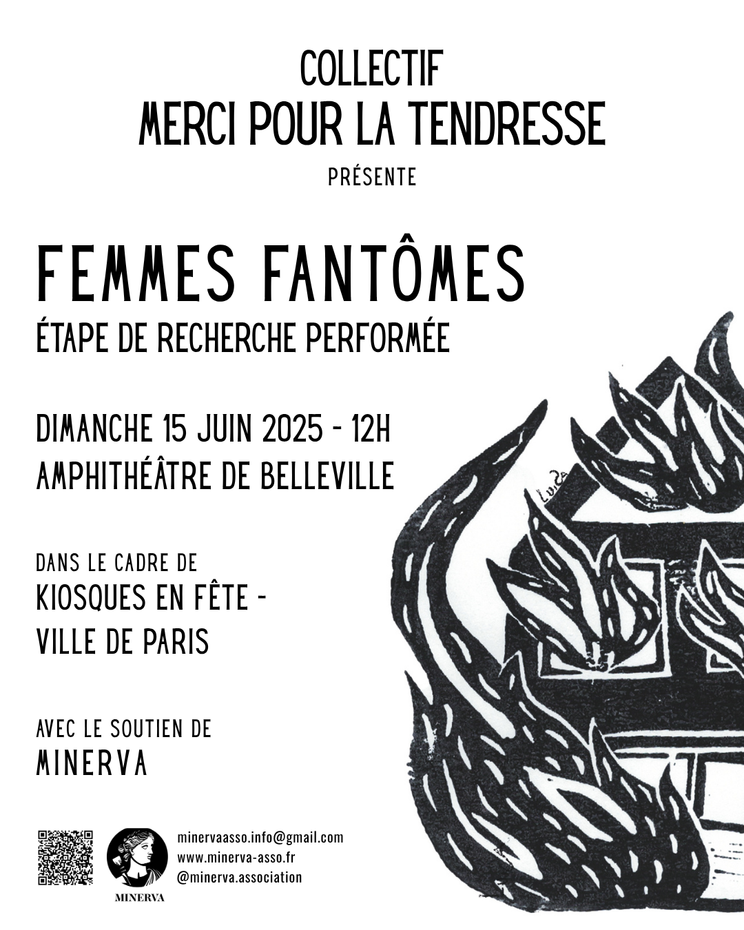 Lecture théâtrale : Merci pour la tendresse x MINERVA