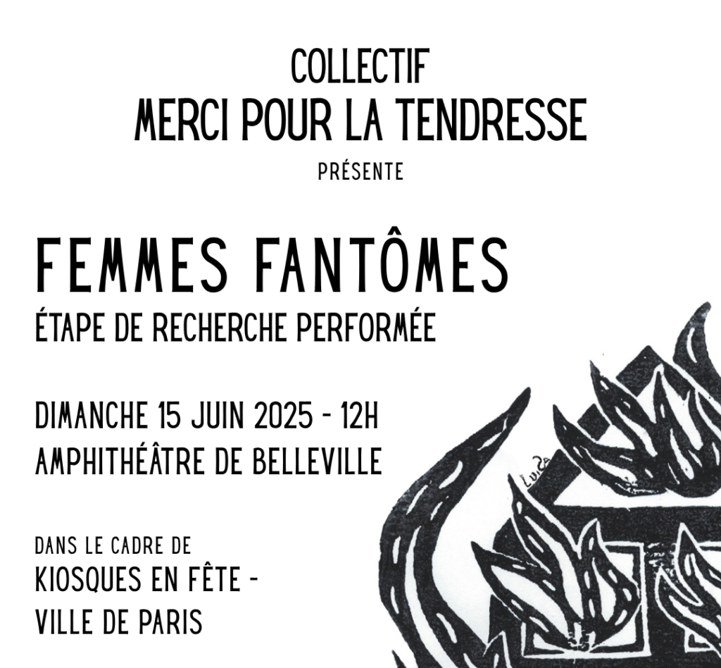 Affiche événement Kiosques en fête, collectif Merci pour la tendresse