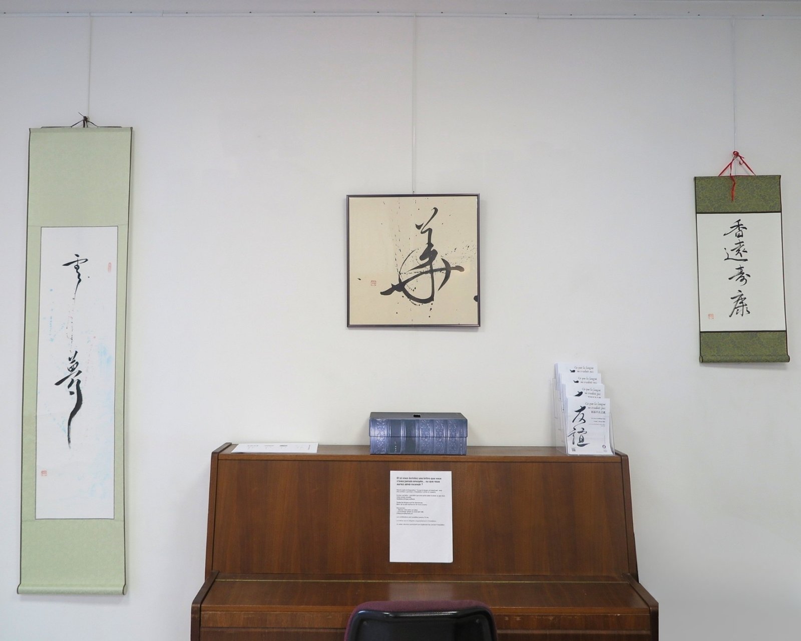 Ce que la langue ne traduit pas - vue d'exposition